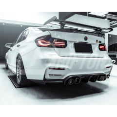 MP Style Dry Carbon Fiber Rear Spoiler For BMW M3 M4 F80 F82 F83 2014-2020