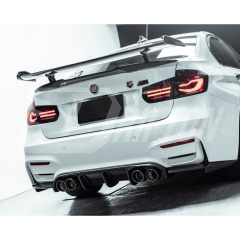 MP Style Dry Carbon Fiber Rear Spoiler For BMW M3 M4 F80 F82 F83 2014-2020