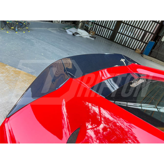 OEM Style Dry Carbon Fiber Rear Trunk Trim For Ferrari 812 Superfast GTS 2017-2023