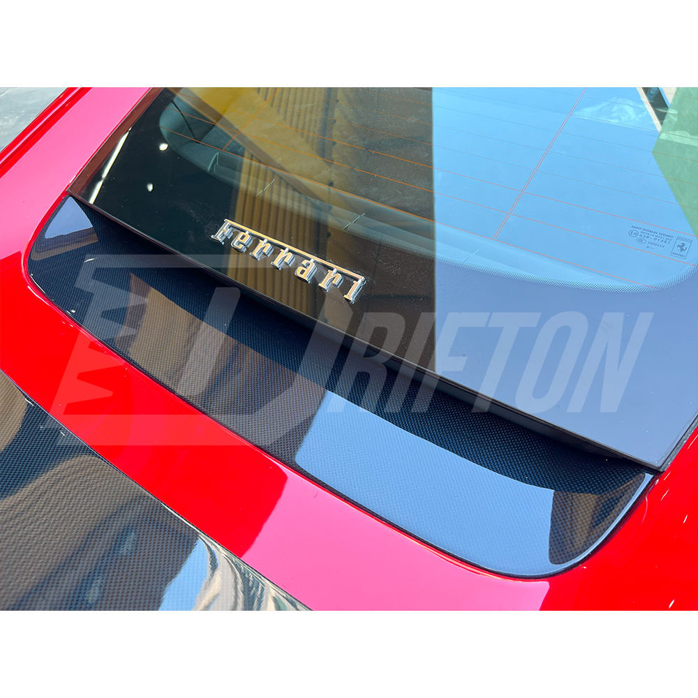 OEM Style Dry Carbon Fiber Rear Trunk Trim For Ferrari 812 Superfast GTS 2017-2023