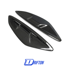 OEM Style Dry Carbon Fiber Fender Side Vent Trim For BMW 8 Series G14 G15 G16 2018-2025