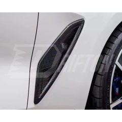 OEM Style Dry Carbon Fiber Fender Side Vent Trim For BMW 8 Series G14 G15 G16 2018-2025
