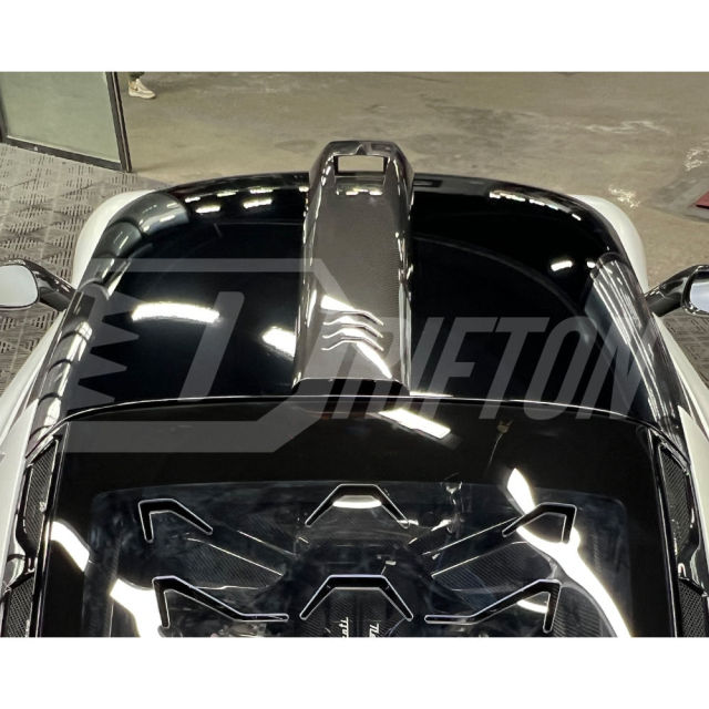Aria Style Dry Carbon Fiber Roof Air Intake Vents For Maserati MC20