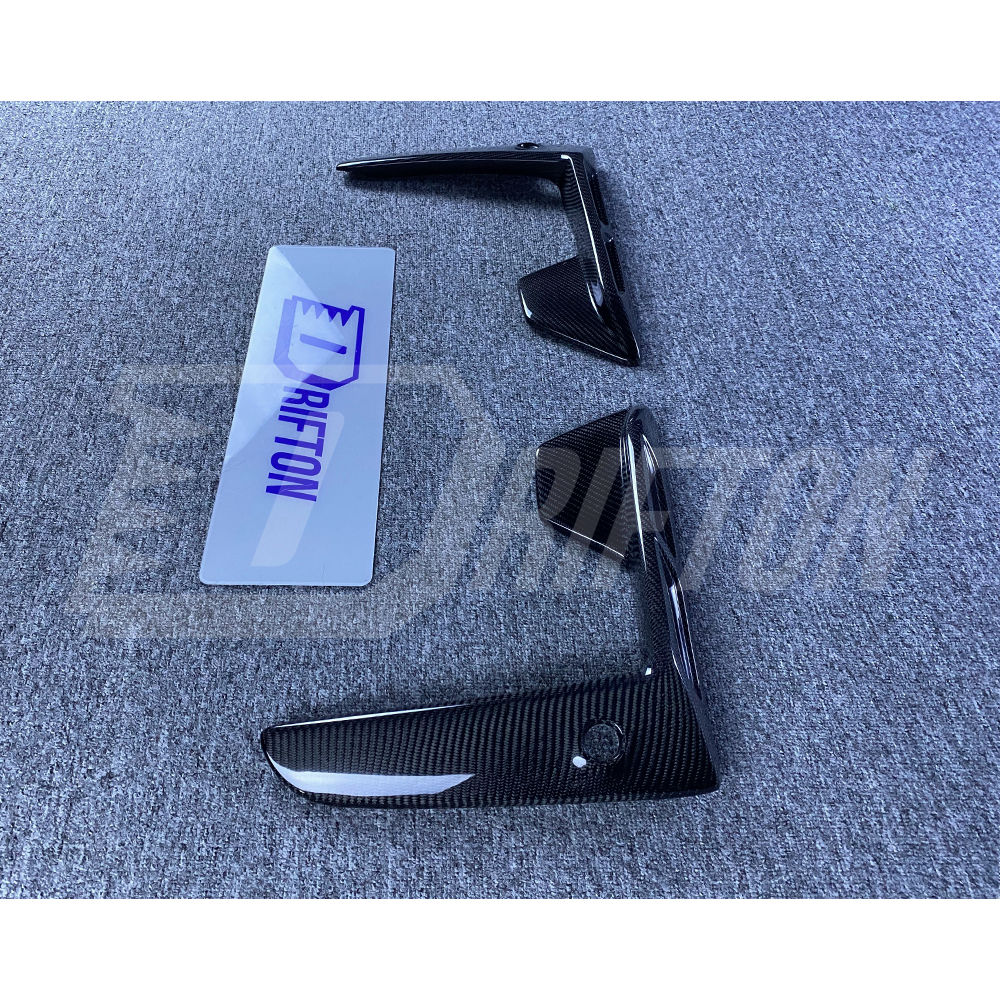 LD Style Carbon Fiber Front Bumper Vent Cover Trims For BMW F95 X5M 2019-2023