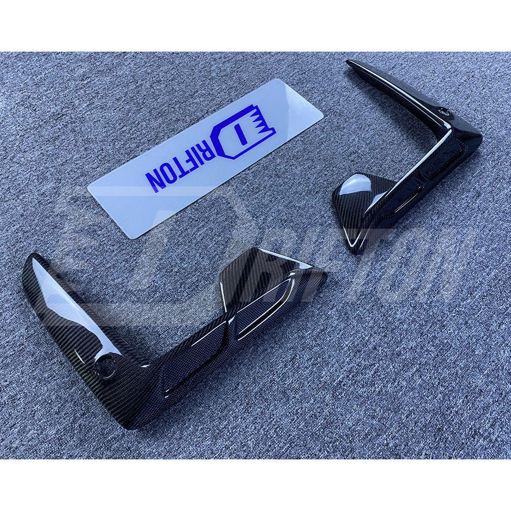 LD Style Carbon Fiber Front Bumper Vent Cover Trims For BMW F95 X5M 2019-2023