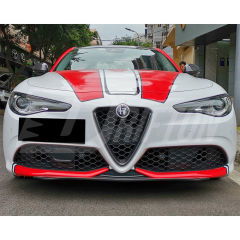 Quadrifoglio Style Carbon Fiber Front Lip For Alfa Romeo Giulia Sport Milano 2016-2023