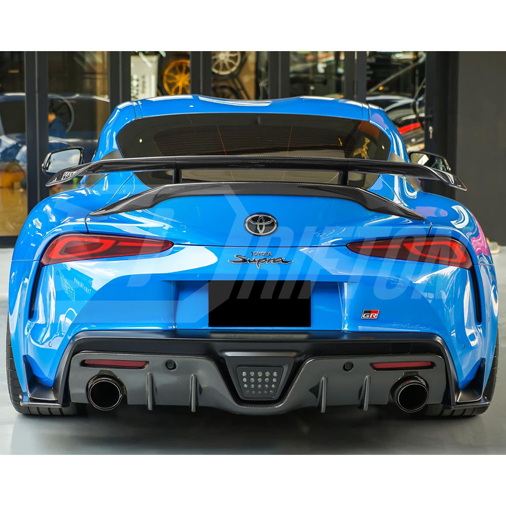 Aimgain Style Carbon Fiber Rear Diffuser For Toyota Supra MK5 A90 A91 GR 2019-2024