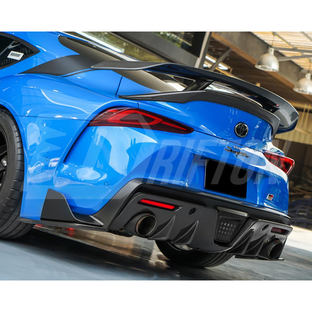 Aimgain Style Carbon Fiber Rear Diffuser For Toyota Supra MK5 A90 A91 GR 2019-2024