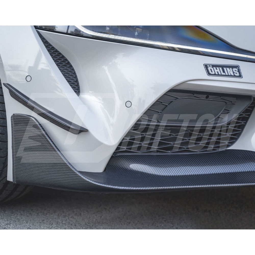 CMST Style Carbon Fiber Front Lip For Toyota Supra MK5 A90 A91 GR 2019-2024