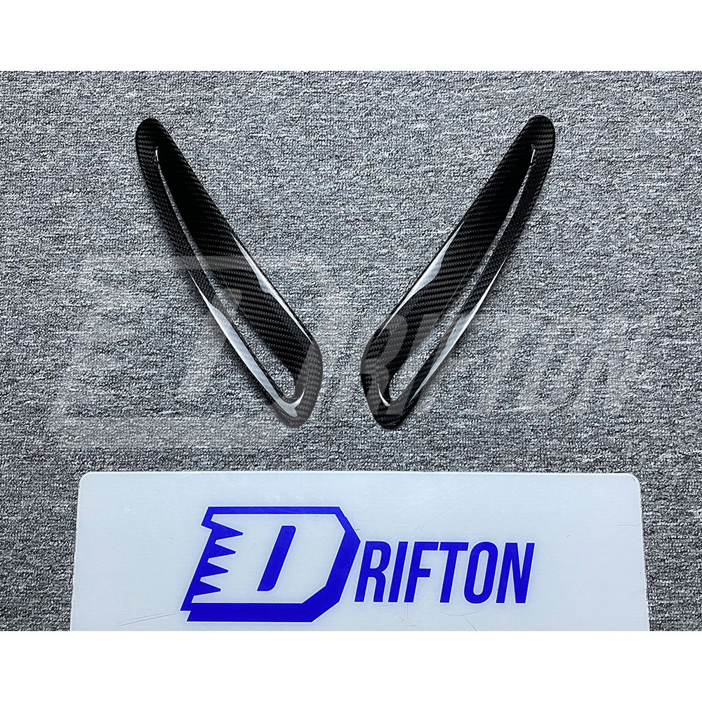 Dry Carbon Fiber Hood Vent Scoop Covers For Toyota Supra MK5 A90 A91 GR 2019-2024