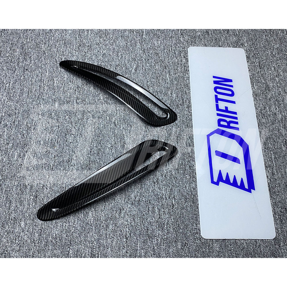 Dry Carbon Fiber Hood Vent Scoop Covers For Toyota Supra MK5 A90 A91 GR 2019-2024