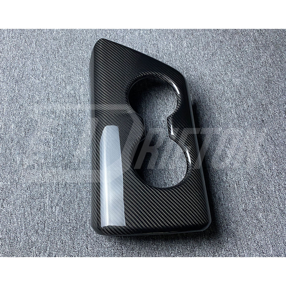 Dry Carbon Fiber Interiors Kits Armrest Cup Holder Cover For Toyota Supra MK5 A90 A91 GR 2019-2024