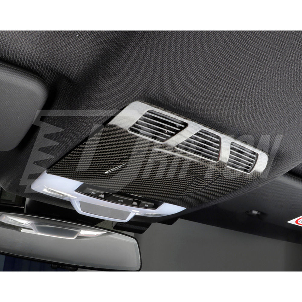 Dry Carbon Fiber Interiors Kits Reading Light Trim Cover For Toyota Supra MK5 A90 A91 GR 2019-2024