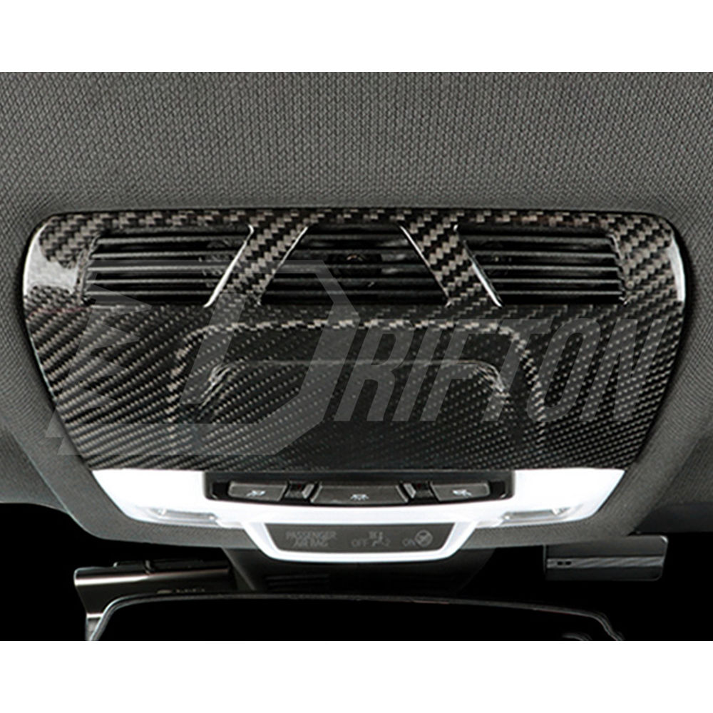 Dry Carbon Fiber Interiors Kits Reading Light Trim Cover For Toyota Supra MK5 A90 A91 GR 2019-2024