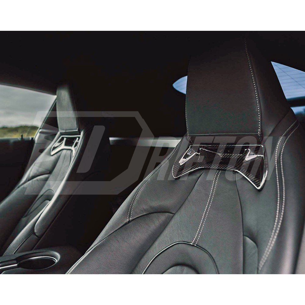 Dry Carbon Fiber Interiors Kits Seat Insert Cover Pair For Toyota Supra MK5 A90 A91 GR 2019-2024