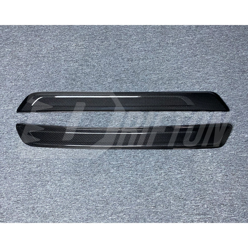 Dry Carbon Fiber Interiors Kits Side Door Sills Cover For Toyota Supra MK5 A90 A91 GR 2019-2024