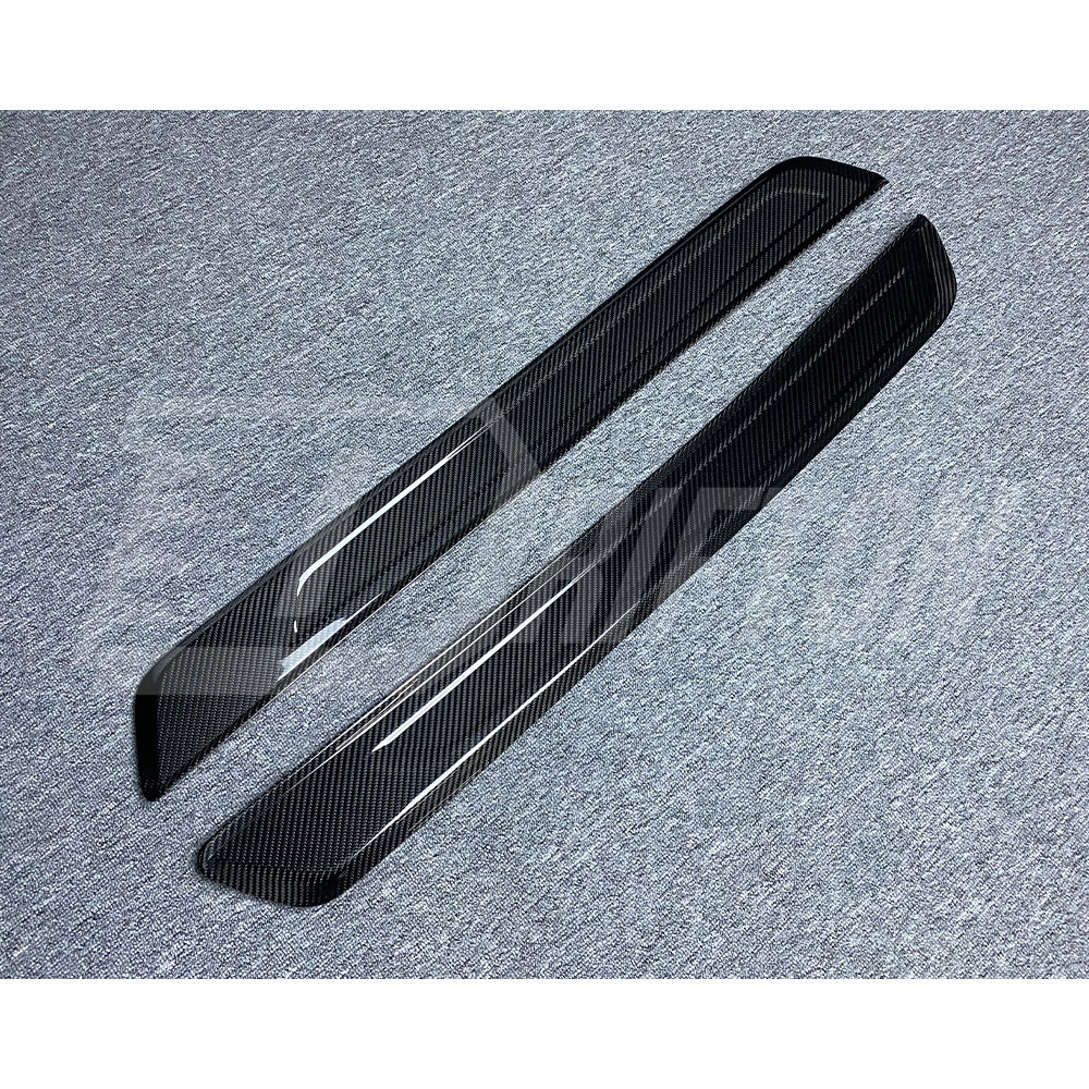 Dry Carbon Fiber Interiors Kits Side Door Sills Cover For Toyota Supra MK5 A90 A91 GR 2019-2024