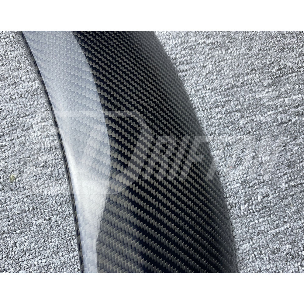 GTAM Style Carbon Fiber Rear Fender Wheel Flare Trim For Alfa Romeo Giulia 2016-2023