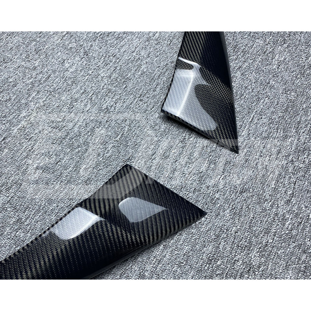 GTAM Style Carbon Fiber Rear Fender Wheel Flare Trim For Alfa Romeo Giulia 2016-2023