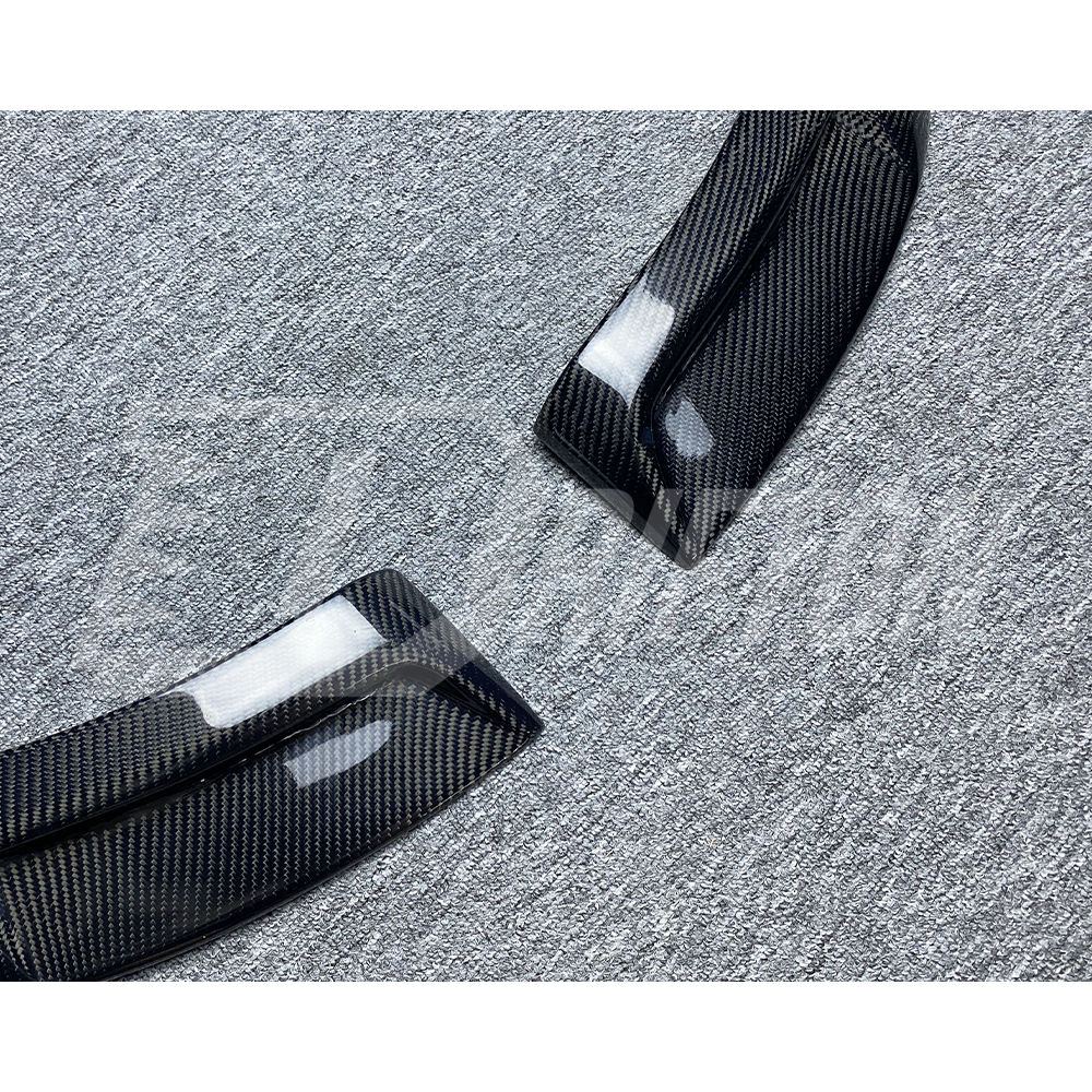 GTAM Style Carbon Fiber Rear Fender Wheel Flare Trim For Alfa Romeo Giulia 2016-2023
