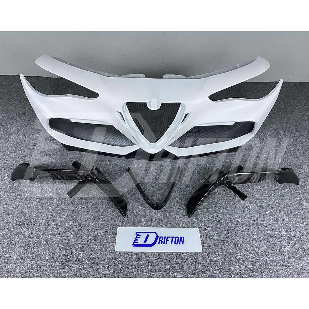 GTAM Style Half Carbon Fiber Body Kit For Alfa Romeo Giulia 2016-2023