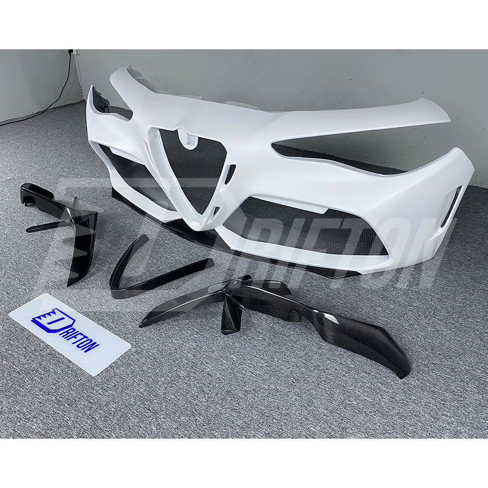GTAM Style Half Carbon Fiber Body Kit For Alfa Romeo Giulia 2016-2023