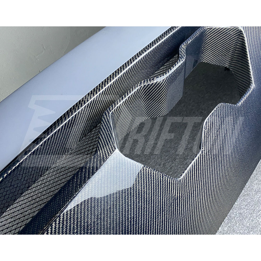 GTAM Style Half Carbon Fiber Rear Bumper For Alfa Romeo Giulia 2016-2023