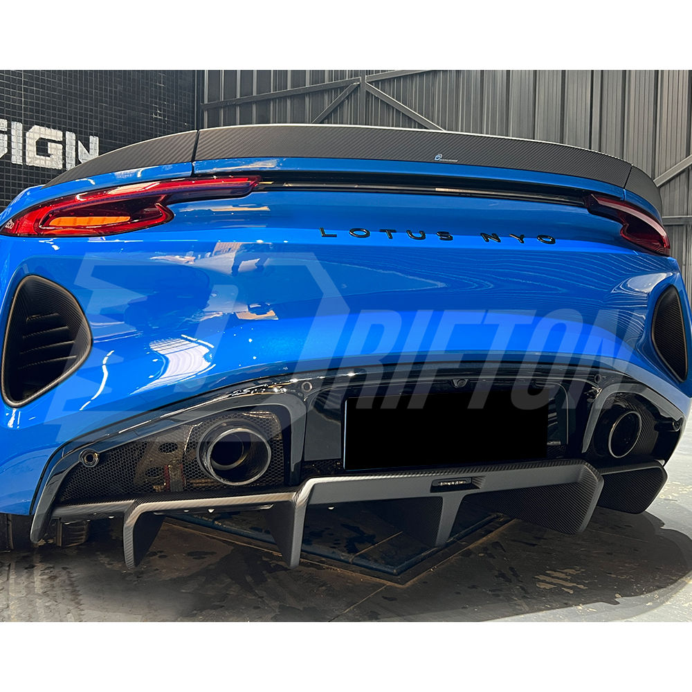 OD Style Dry Carbon Fiber Rear Bumper Vent Ducts For Lotus Emira