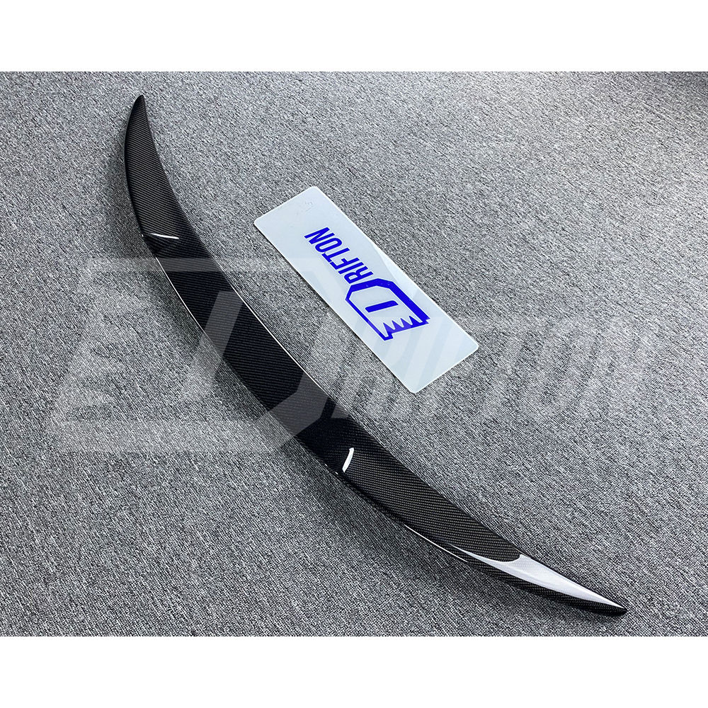 Quadrifoglio Style Carbon Fiber Rear Trunk Wing Spoiler For Alfa Romeo Giulia 2016-2023
