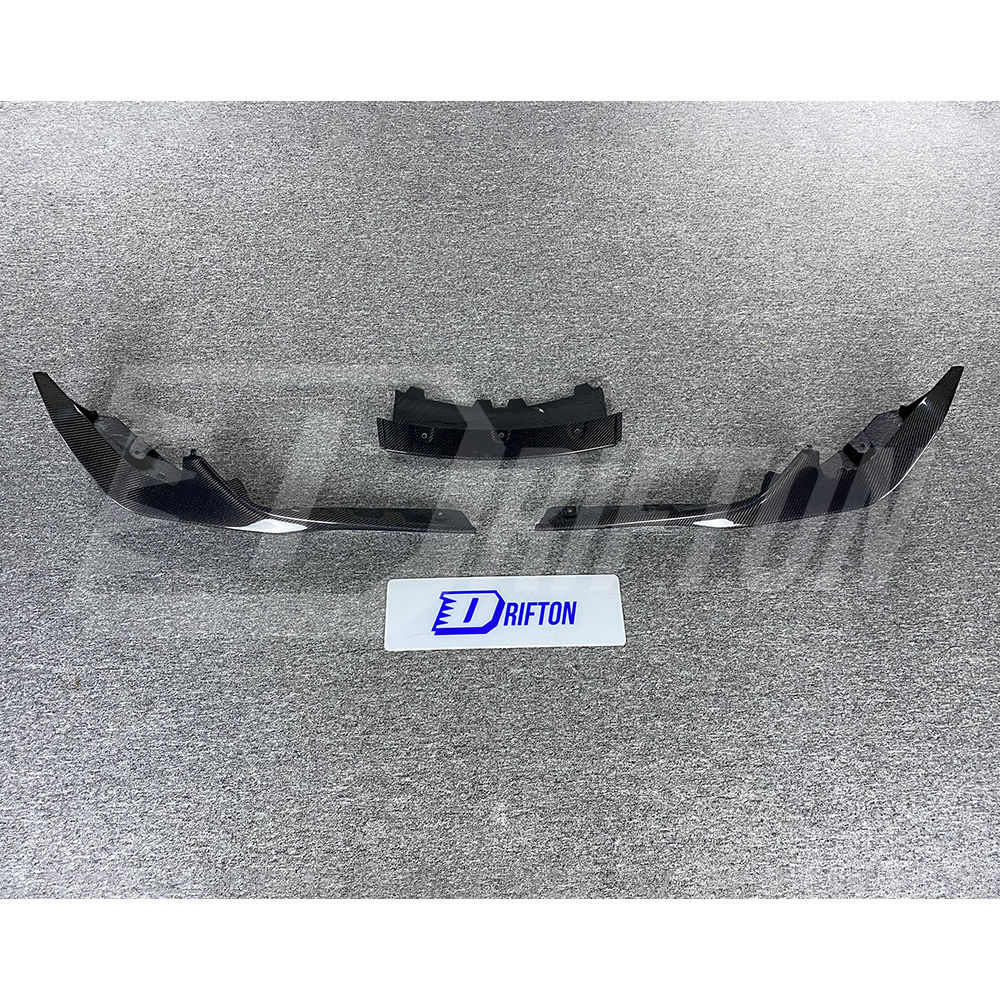 TRD Style Carbon Fiber Front Lip (3 pcs) For Toyota Supra MK5 A90 A91 GR 2019-2024