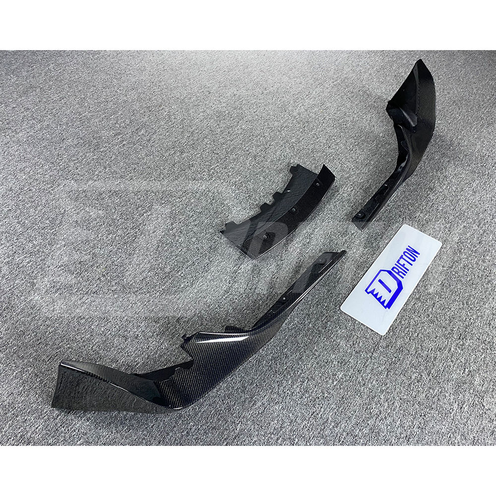 TRD Style Carbon Fiber Front Lip (3 pcs) For Toyota Supra MK5 A90 A91 GR 2019-2024