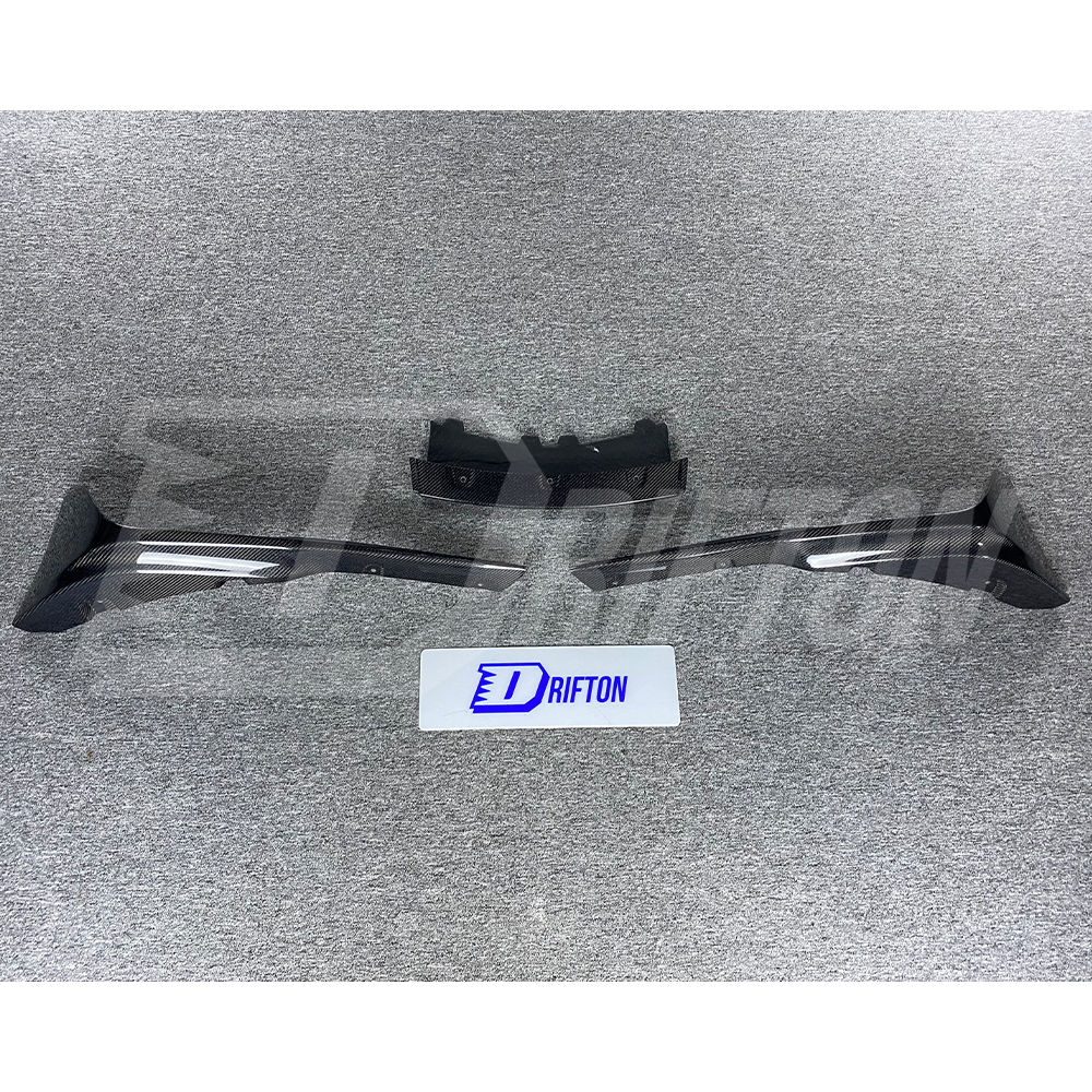 TRD Style Carbon Fiber Front Lip (3 pcs) For Toyota Supra MK5 A90 A91 GR 2019-2024