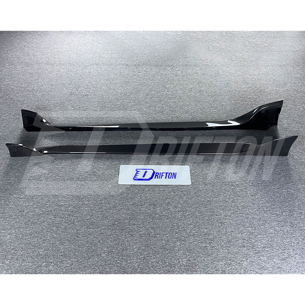 TRD Style Carbon Fiber Side Skirt For Toyota Supra MK5 A90 A91 GR 2019-2024