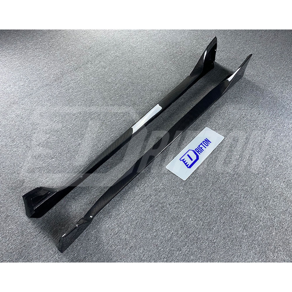 TRD Style Carbon Fiber Side Skirt For Toyota Supra MK5 A90 A91 GR 2019-2024