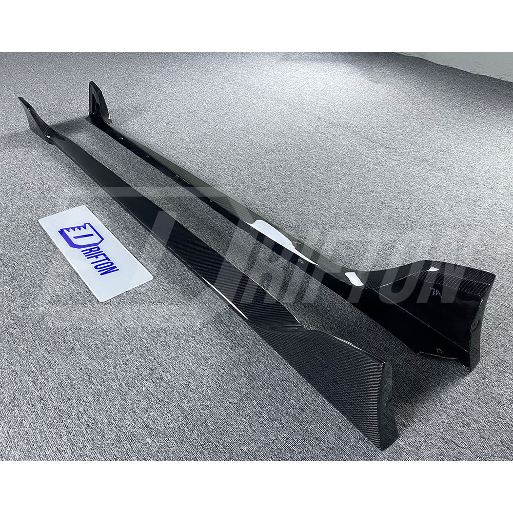 TRD Style Carbon Fiber Side Skirt For Toyota Supra MK5 A90 A91 GR 2019-2024