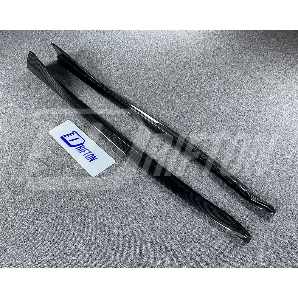 Varis Style Carbon Fiber Side Skirt Under Board For Toyota Supra MK5 A90 A91 GR 2019-2024