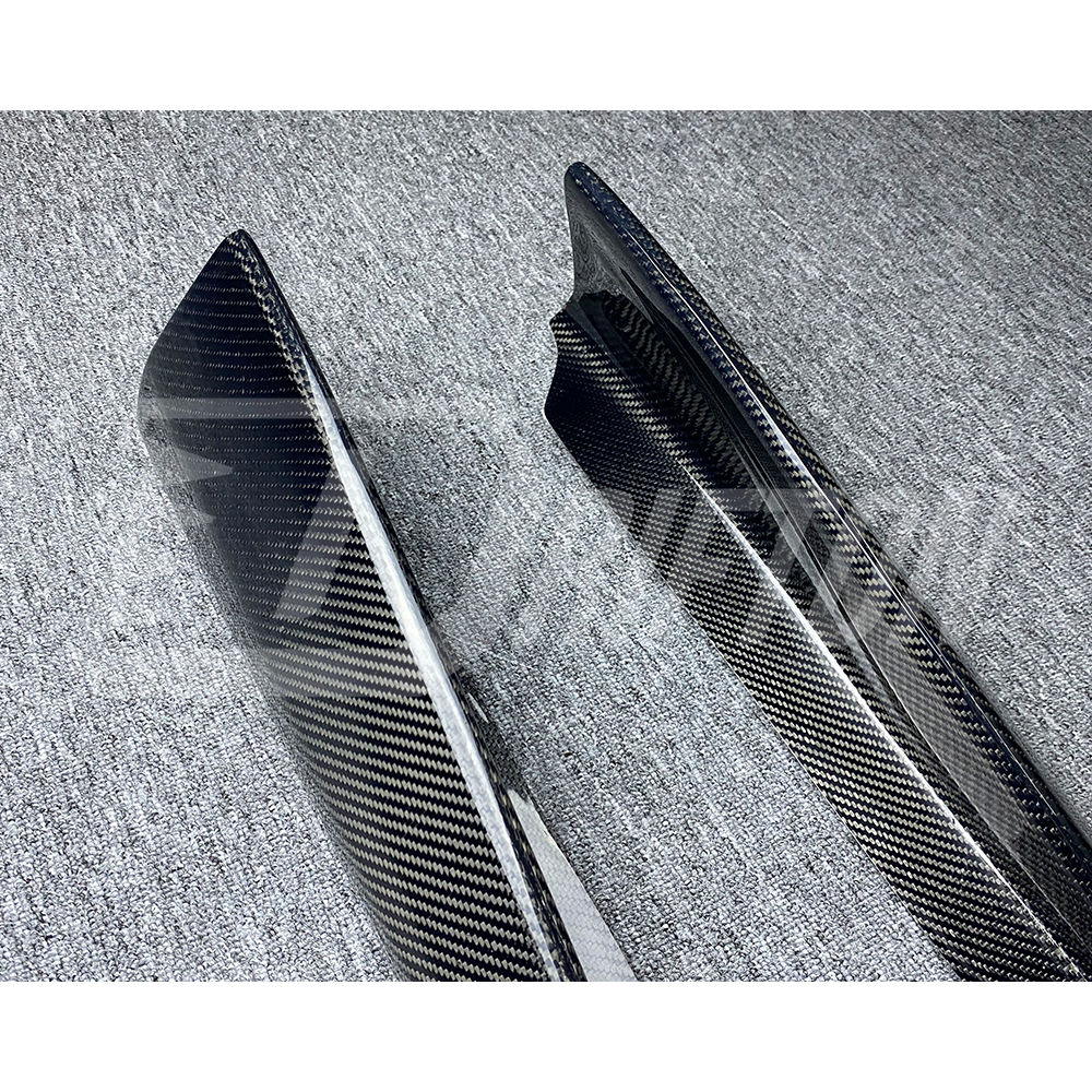 Varis Style Carbon Fiber Side Skirt Under Board For Toyota Supra MK5 A90 A91 GR 2019-2024