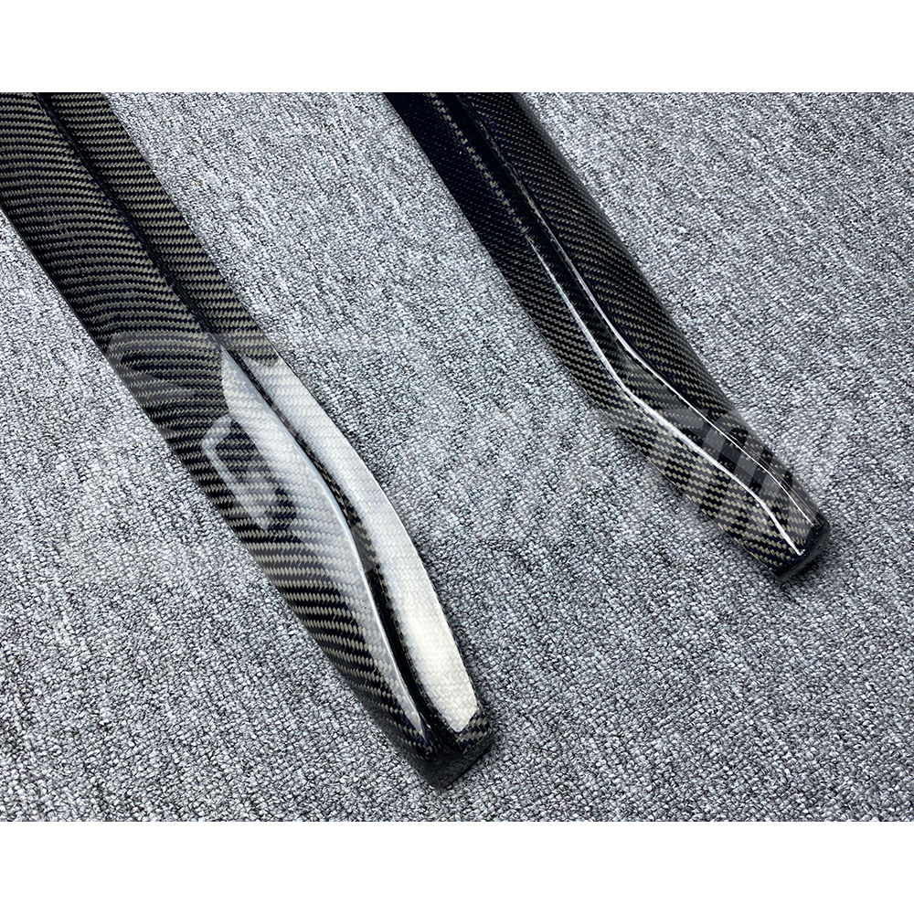 Varis Style Carbon Fiber Side Skirt Under Board For Toyota Supra MK5 A90 A91 GR 2019-2024