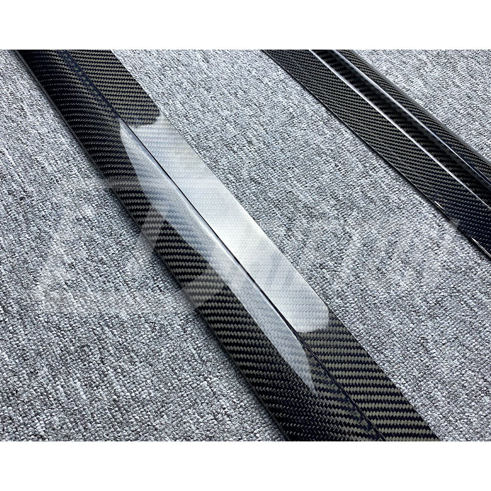 Varis Style Carbon Fiber Side Skirt Under Board For Toyota Supra MK5 A90 A91 GR 2019-2024