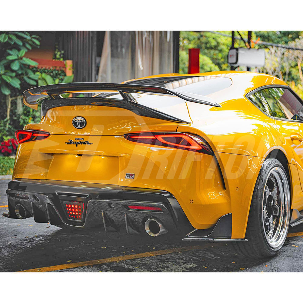 Aimgain Style Carbon Fiber Rear Diffuser For Toyota Supra MK5 A90 A91 GR 2019-2024