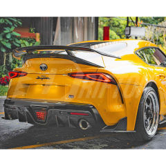 Aimgain Style Carbon Fiber Rear Diffuser For Toyota Supra MK5 A90 A91 GR 2019-2024