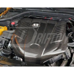 B58 L6 Dry Carbon Fiber Engine Bay Cover For Toyota Supra MK5 A90 A91 GR B58 V6 2019-2024