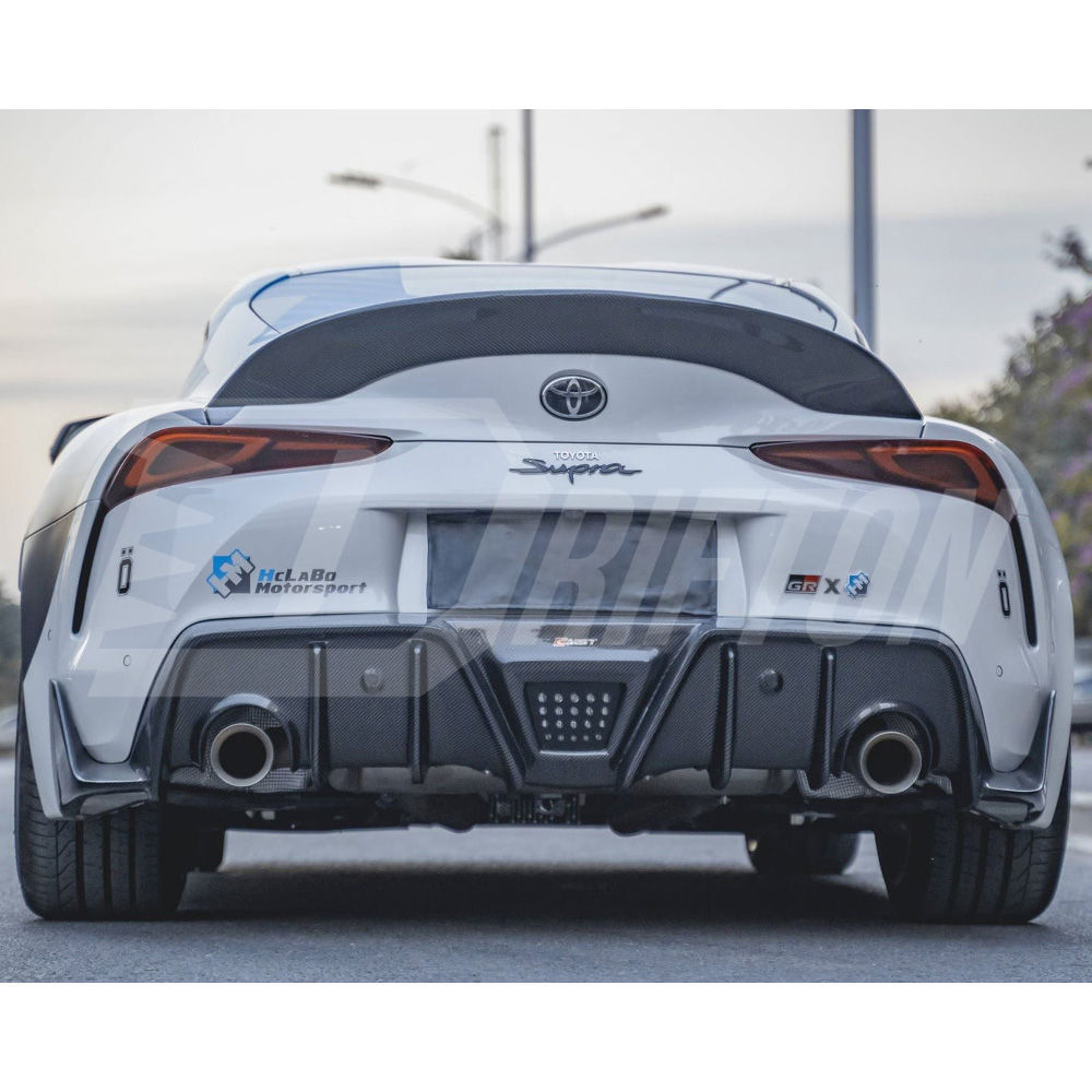 CMST Style Carbon Fiber Rear Spoiler Ducktail Wing For Toyota Supra MK5 A90 A91 GR 2019-2024