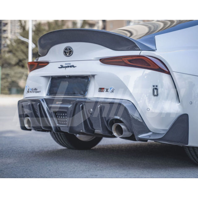 CMST Style Carbon Fiber Rear Spoiler Ducktail Wing For Toyota Supra MK5 A90 A91 GR 2019-2024
