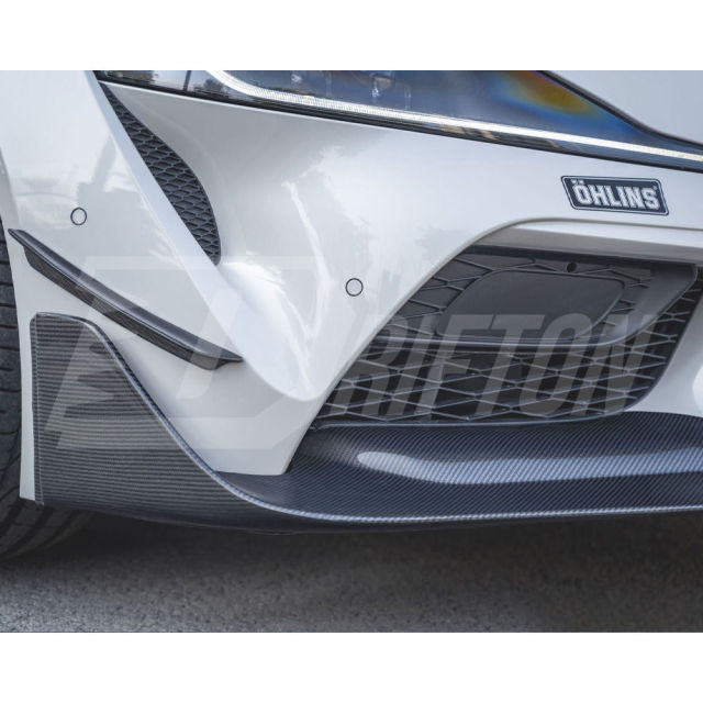 CMST Style Carbon Fiber Front Lip For Toyota Supra MK5 A90 A91 GR 2019-2024