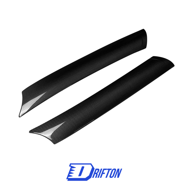 Dry Carbon Fiber A Pillar Cover Trims For Toyota Supra MK5 A90 A91 GR 2019-2024