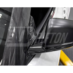 Dry Carbon Fiber A Pillar Cover Trims For Toyota Supra MK5 A90 A91 GR 2019-2024