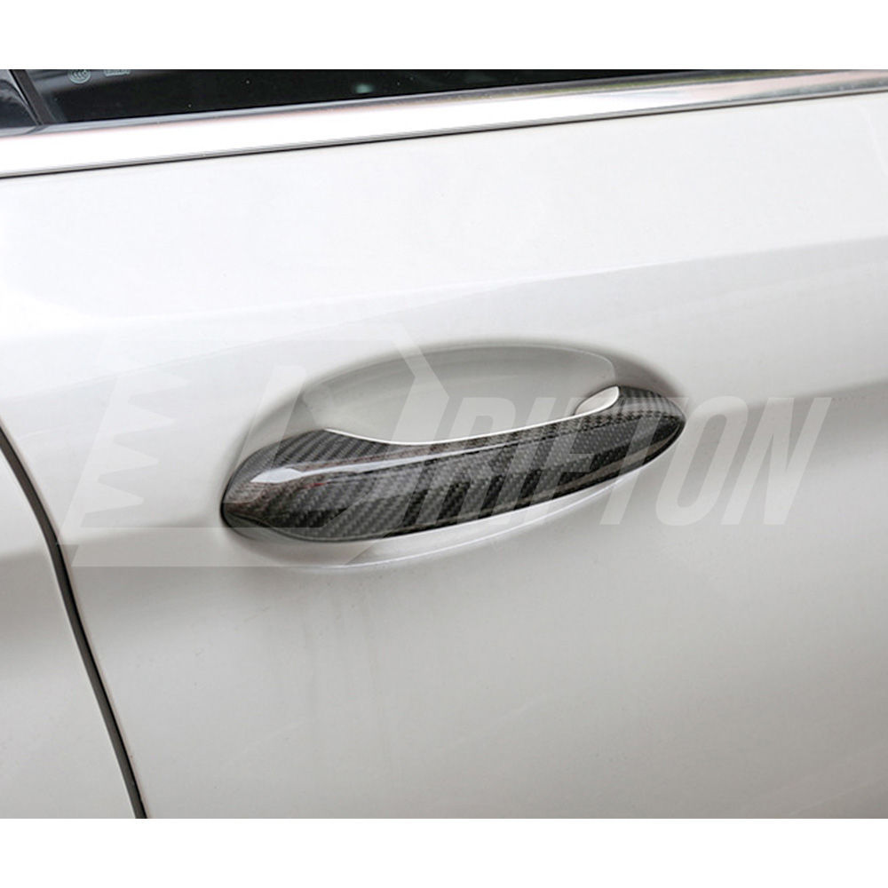 Dry Carbon Fiber Door Handle Cover For Toyota Supra MK5 A90 A91 GR 2019-2024