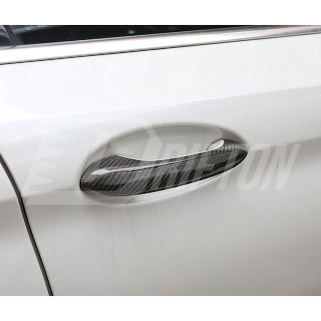 Dry Carbon Fiber Door Handle Cover For Toyota Supra MK5 A90 A91 GR 2019-2024