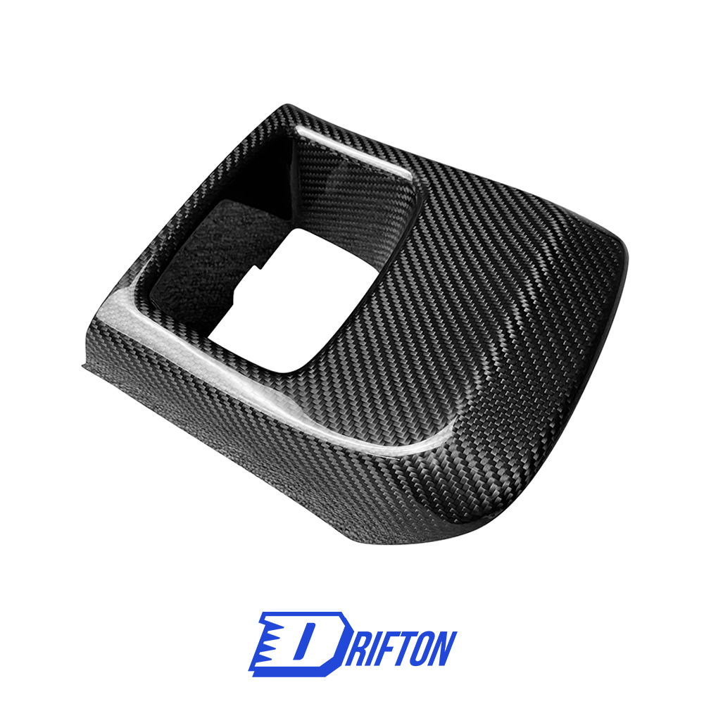 Dry Carbon Fiber Interiors Kits Armrest Box Rear Storage Cover Trim For Toyota Supra MK5 A90 A91 GR 2019-2024